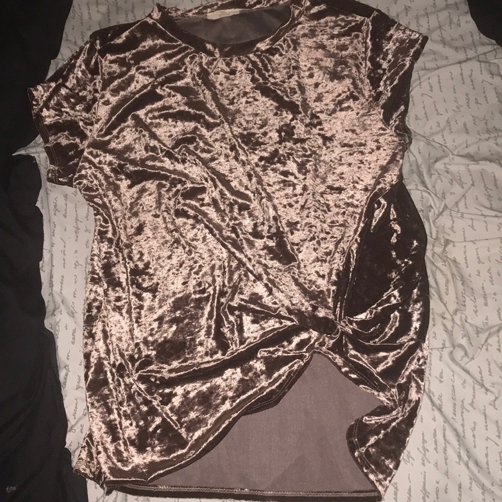 Velvet top
